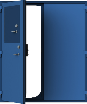 SR2 Security Rated Double Flood Doors 